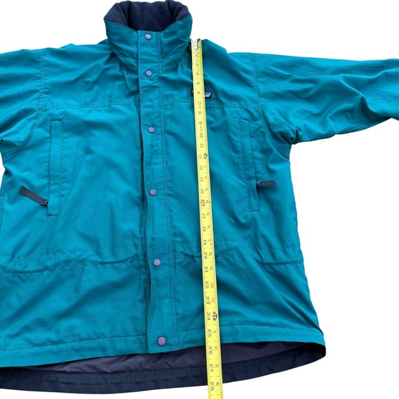 Vintage Patagonia Men's‎ Glade Runner Jacket Style 83122 Teal Blue Hooded Size S - Picture 7 of 14